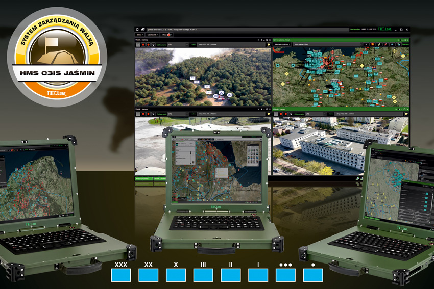 HMS C3IS JAŚMIN - oprogramowanie / Wielodomenowy Zautomatyzowany System Zarządzania Walką Poziomu Operacyjnego/Taktycznego